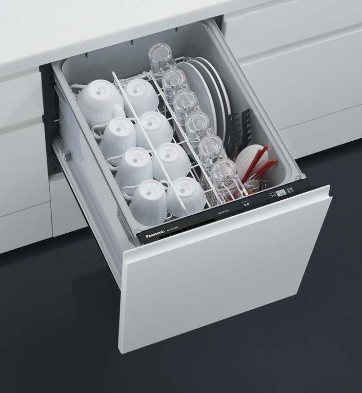 Rinnai RSW-D401A-SV シルバー 食器洗い乾燥機(ビルトイン 深型スライドオープンタイプ 6人用) - 1